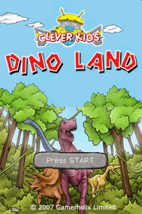 Clever Kids - Dino Land (Europe) (En,Fr,De,Es,It,Pt) screen shot title